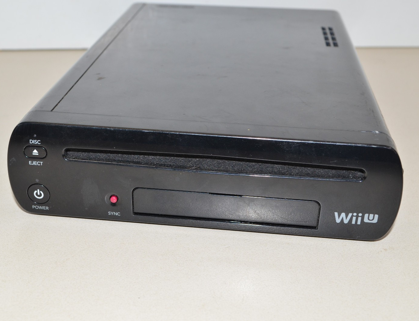 Nintendo Wii U 32GB Black WUP-101(02) Console Only For Parts Or Repair No Wires