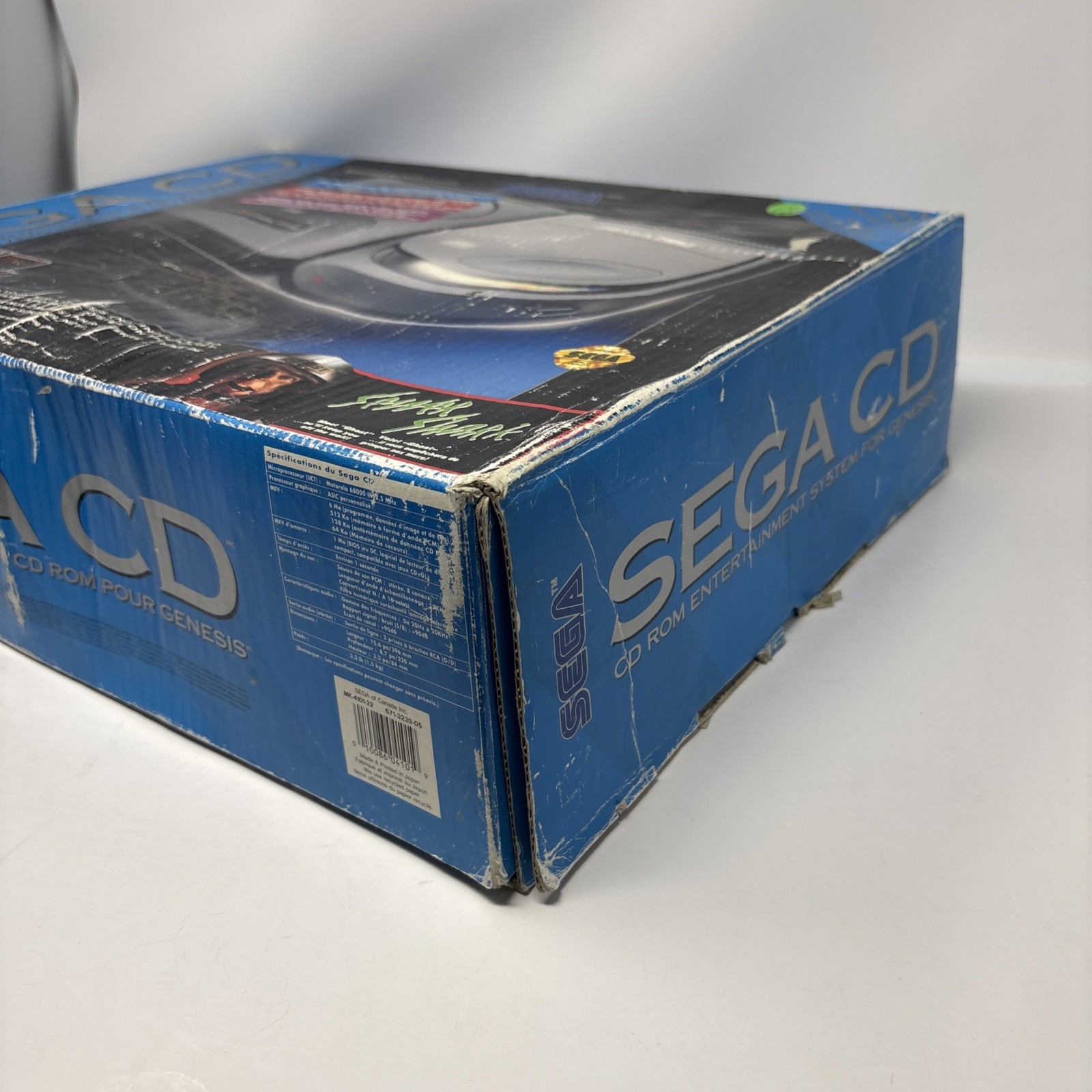 EMPTY BOX Sega CD Console System Original Box Only w/ Manual – NO CONSOLE