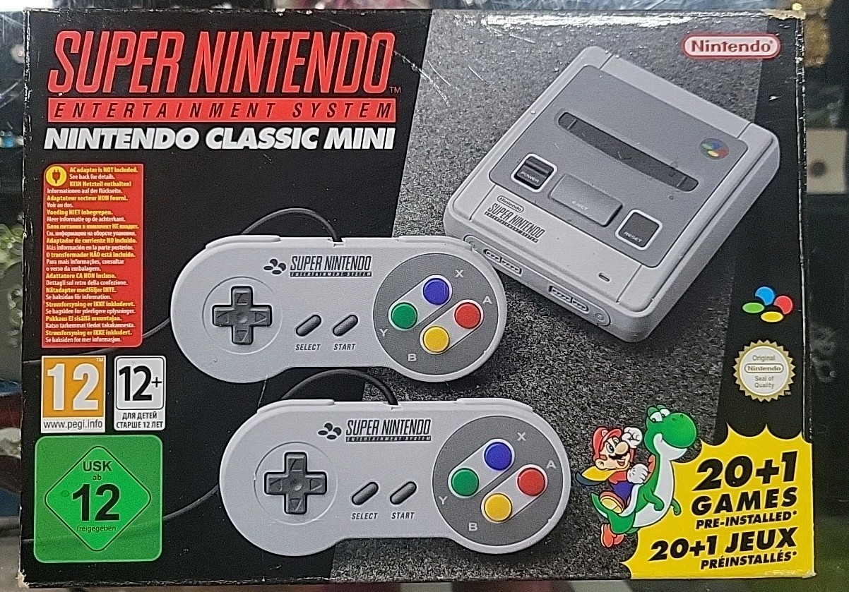 Super Nintendo Entertainment System SNES Classic Mini – PAL Edition 20+1 Games