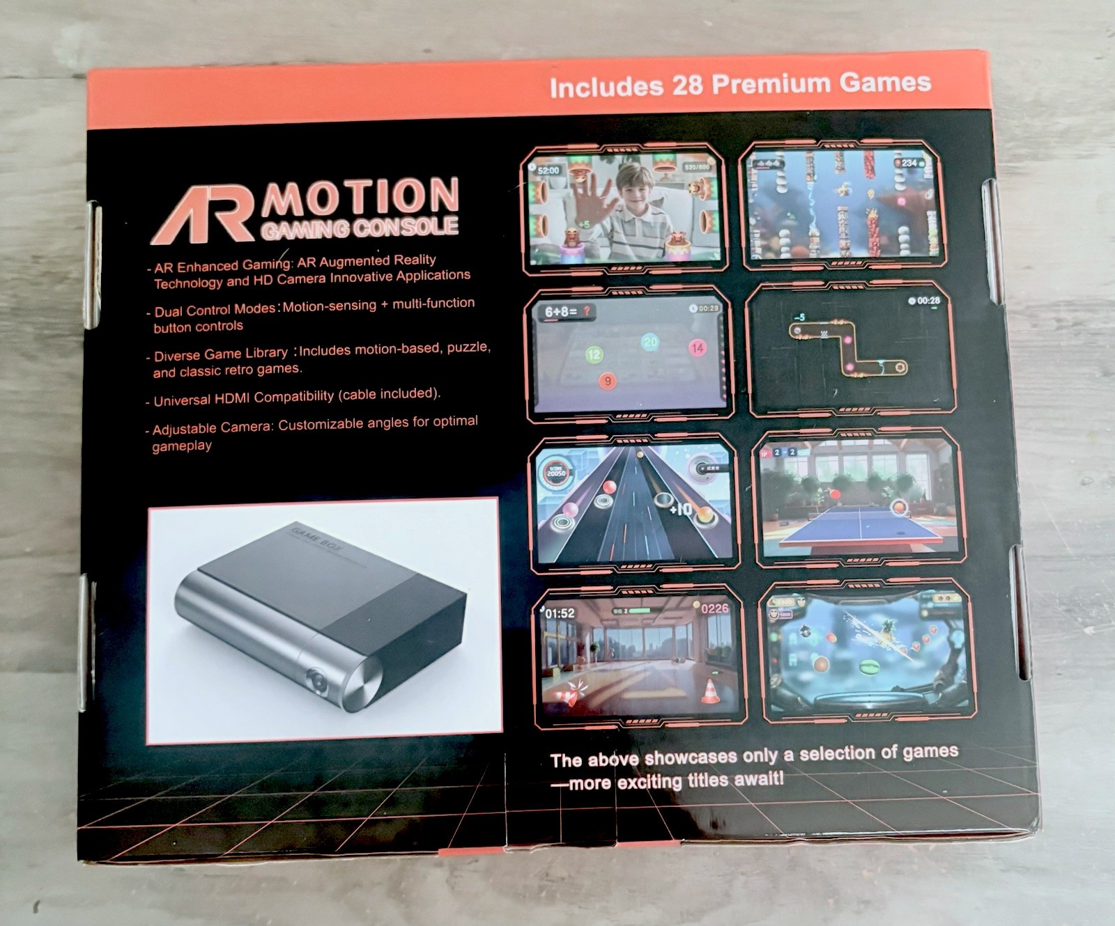 MetFut AR Motion Gaming Console,2 Controllers, HDMI, Power Cord