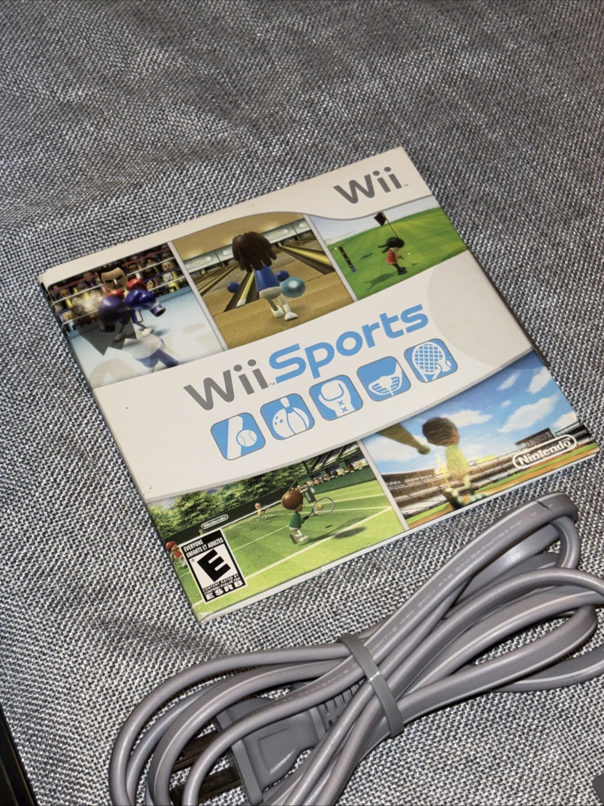 Nintendo Wii With Wii Sports + Wii Sports Resort Black Console System Bundle