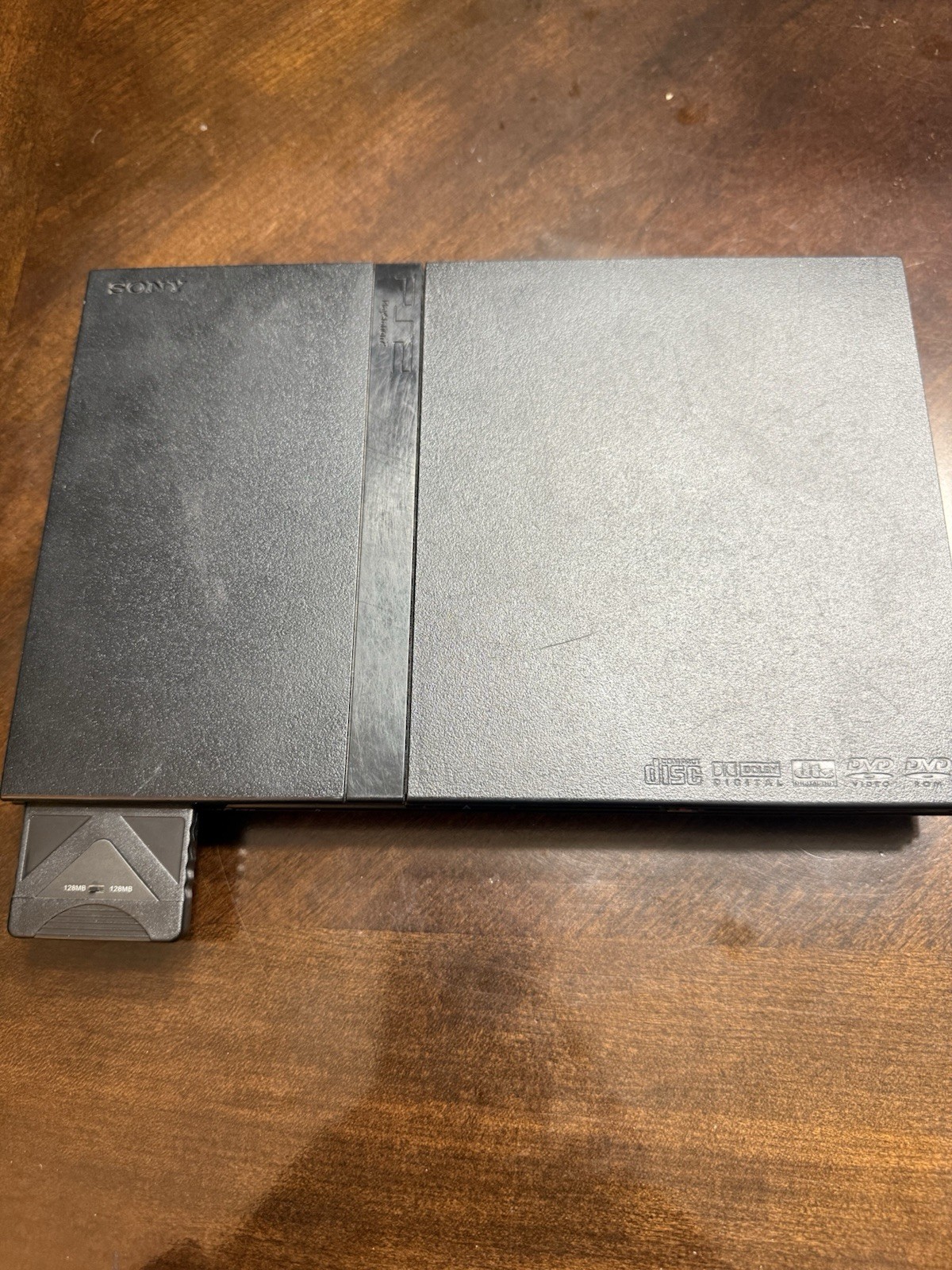 Sony PlayStation 2 Slim SCPH-75001 NTSC-U/C Black HDMI 720p DVD
