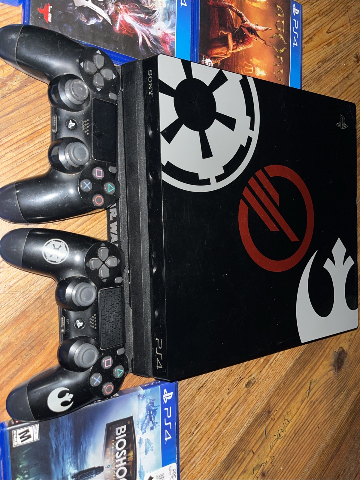 Star Wars Edition PS4 Pro 1TB Console Bundle – 13 Games & Controllers