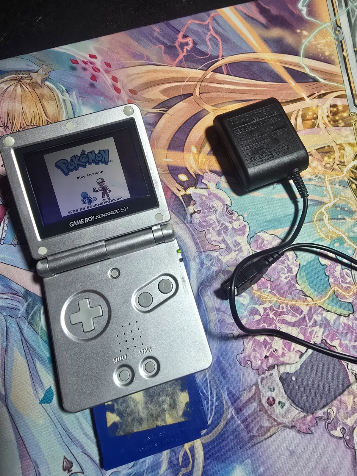 Nintendo Game Boy Advance SP Handheld System – Silver AGS 001