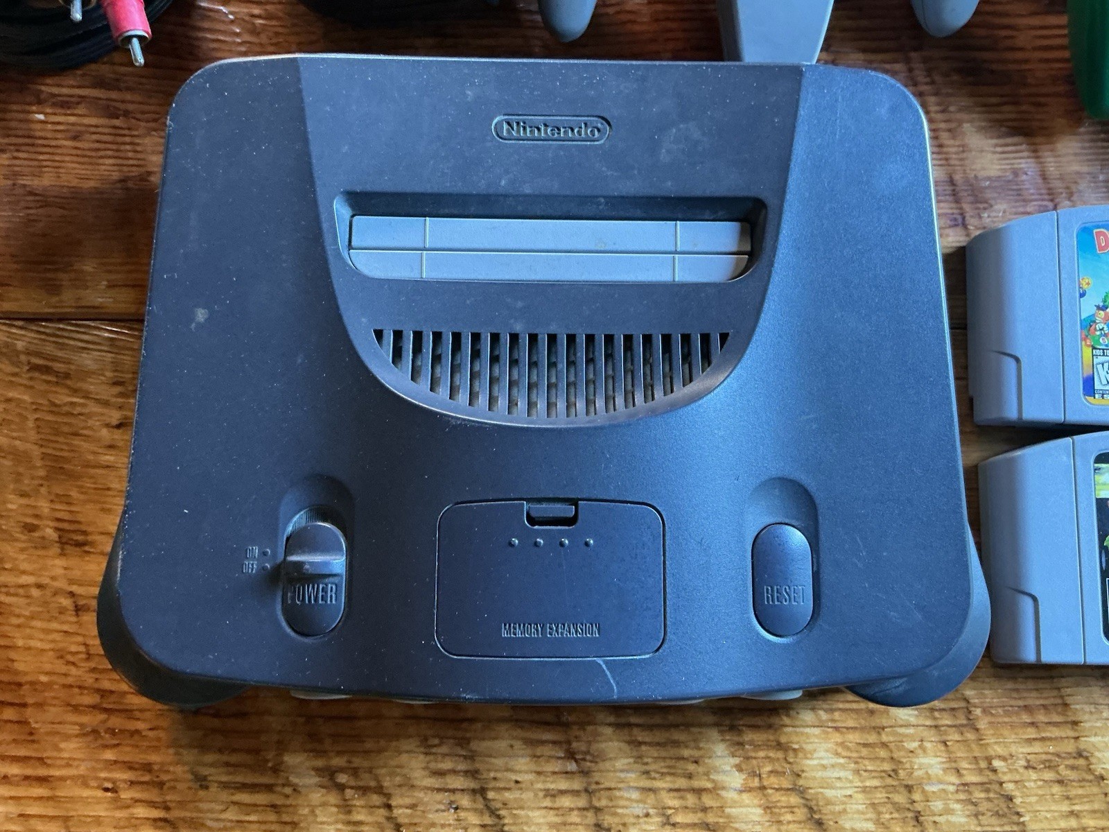 Nintendo 64 N64 Black Console Bundle With 2 Controllers 3 Games Tested Working