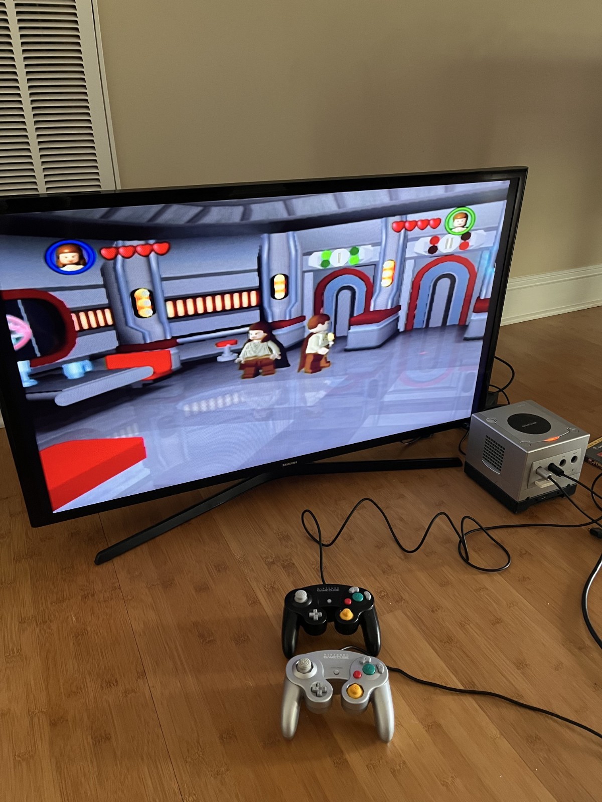Nintendo GameCube Console – Silver – Gameboy Player (No Disc) – Great Condition