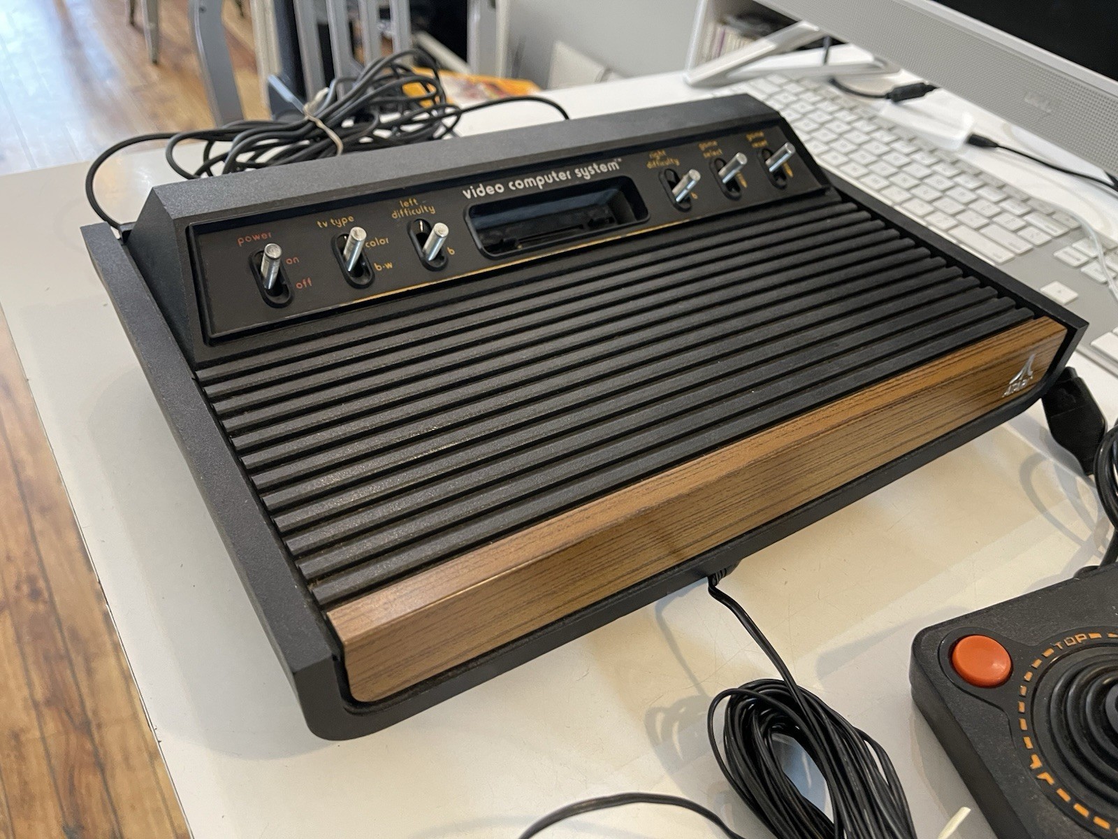 1977 Atari 2600 “Heavy Sixer” Console w/ 55 Games, Controllers, Manuals + Box