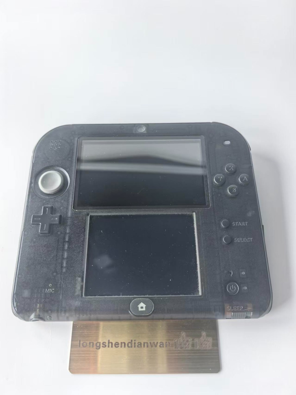 Nintendo 2DS Black Transparent Handheld Console Tested