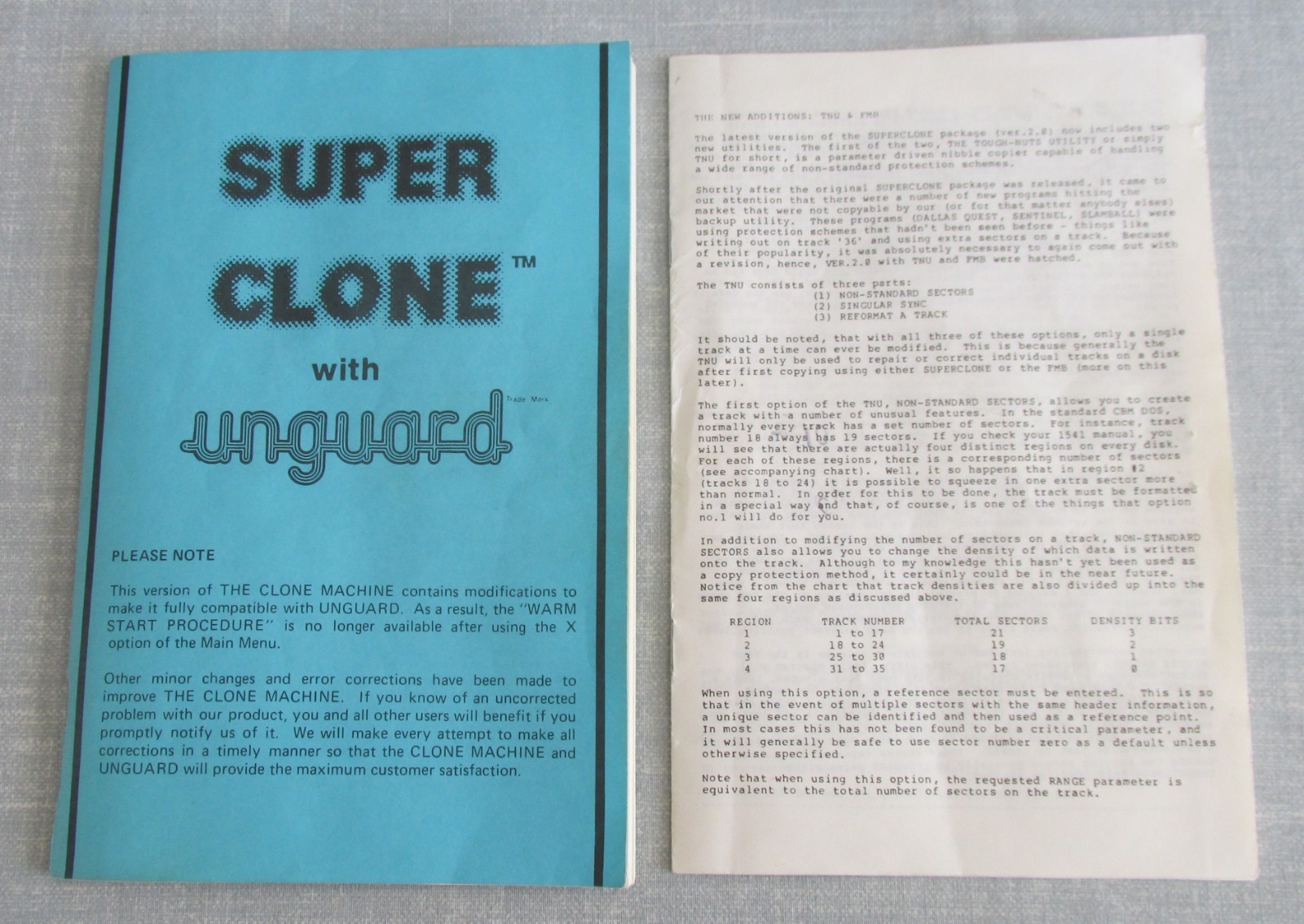 COMMODORE 64 THE SUPER CLONE MACHINE COMPLETE WITH FLOPPY MANUAL & BOX TESTED