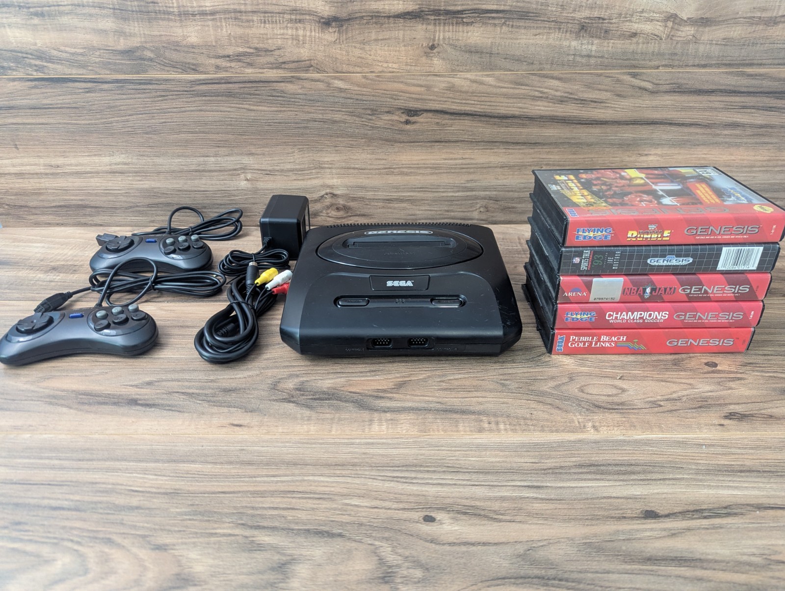 SEGA Genesis II Console Model 2 Bundle – Cleaned, Tested