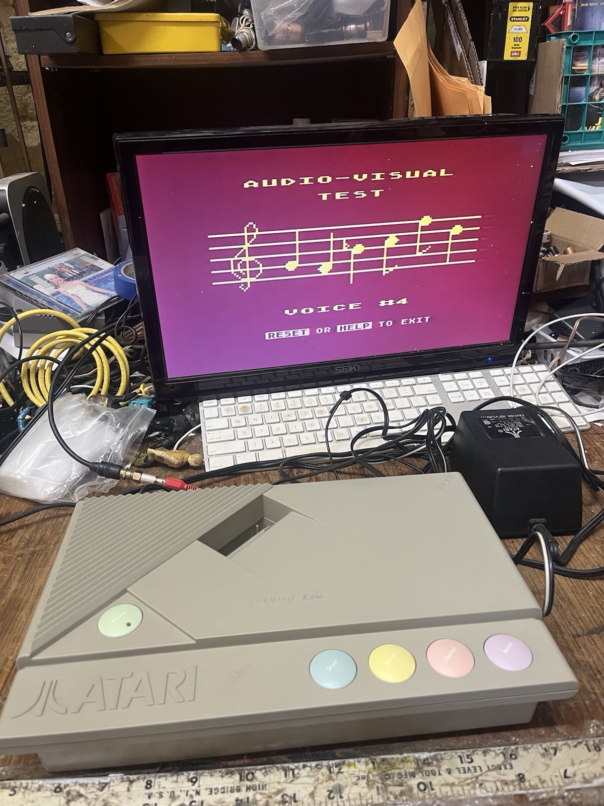 Atari XE System Console only Working