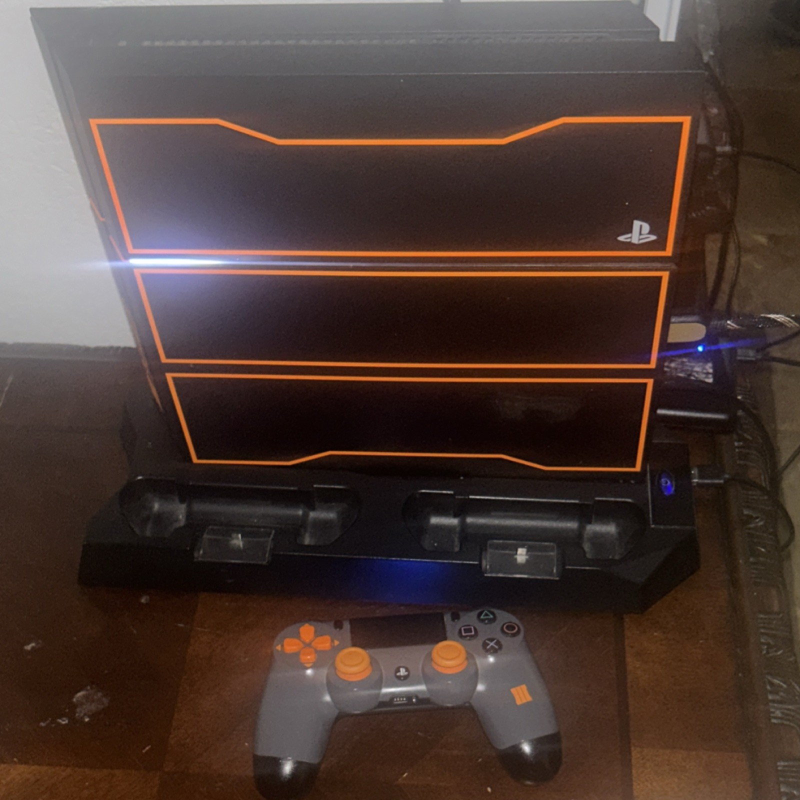 Sony PlayStation 4 Black Ops III Limited Edition 1TB Console Black Orange Bundle