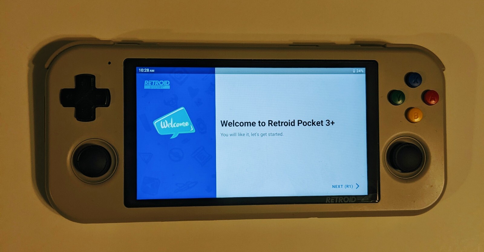 Retroid Pocket 3+ Plus Emulation Gaming Handheld Console – 128GB w/ Accessories