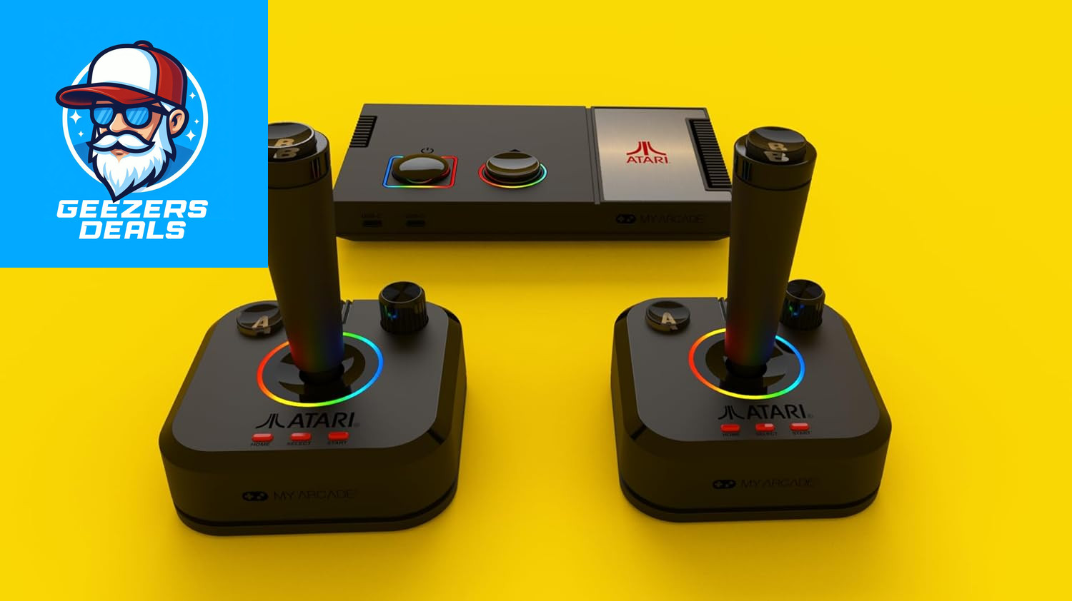 Atari Game Station Pro: Retro Video Game Console with 200+ Games, Wireless Joyst