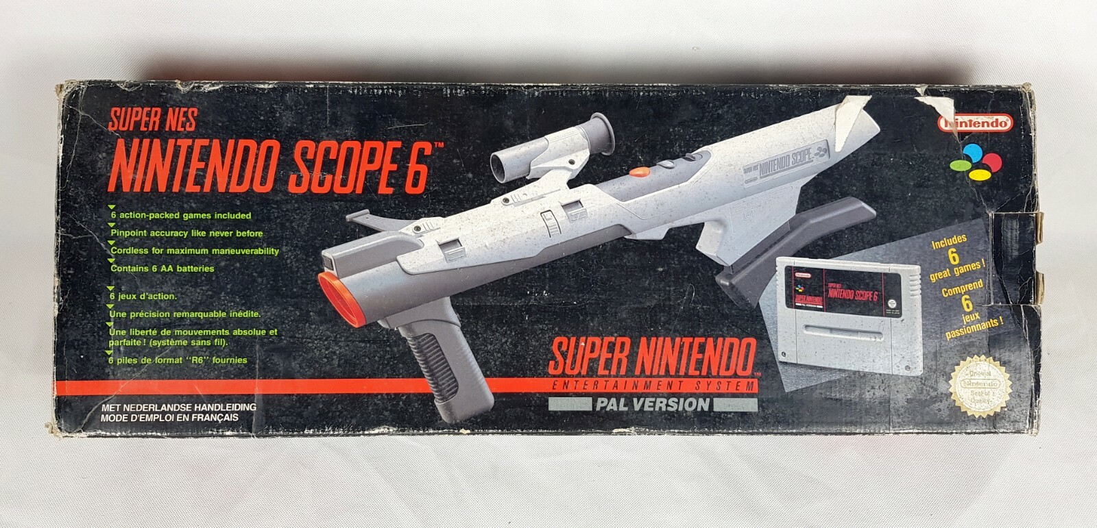 Retro Machine Gun For Super Nintendo Console (Scope 6)