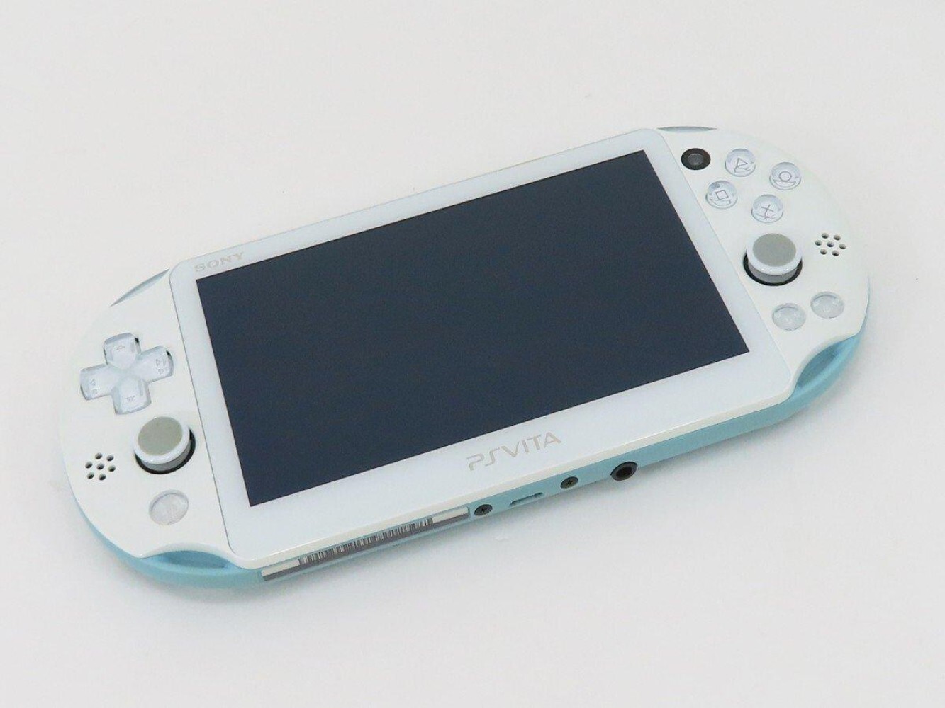 Sony PS VITA Play Station Wi-Fi Light Blue White PSV Slim Console Good Condition