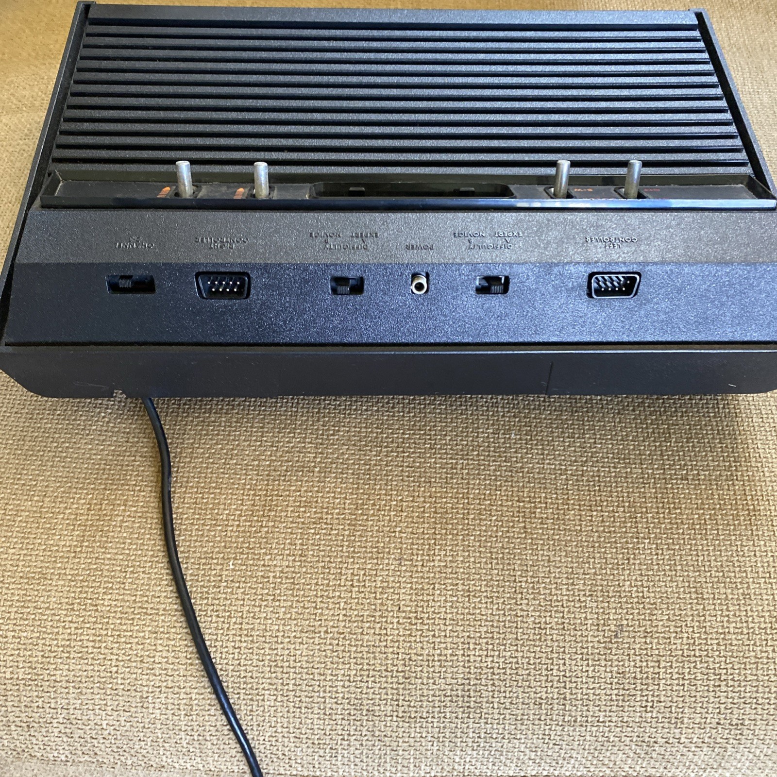 Atari 2600-Console Only-Not working-includes video Selector-PARTS ONLY AS IS