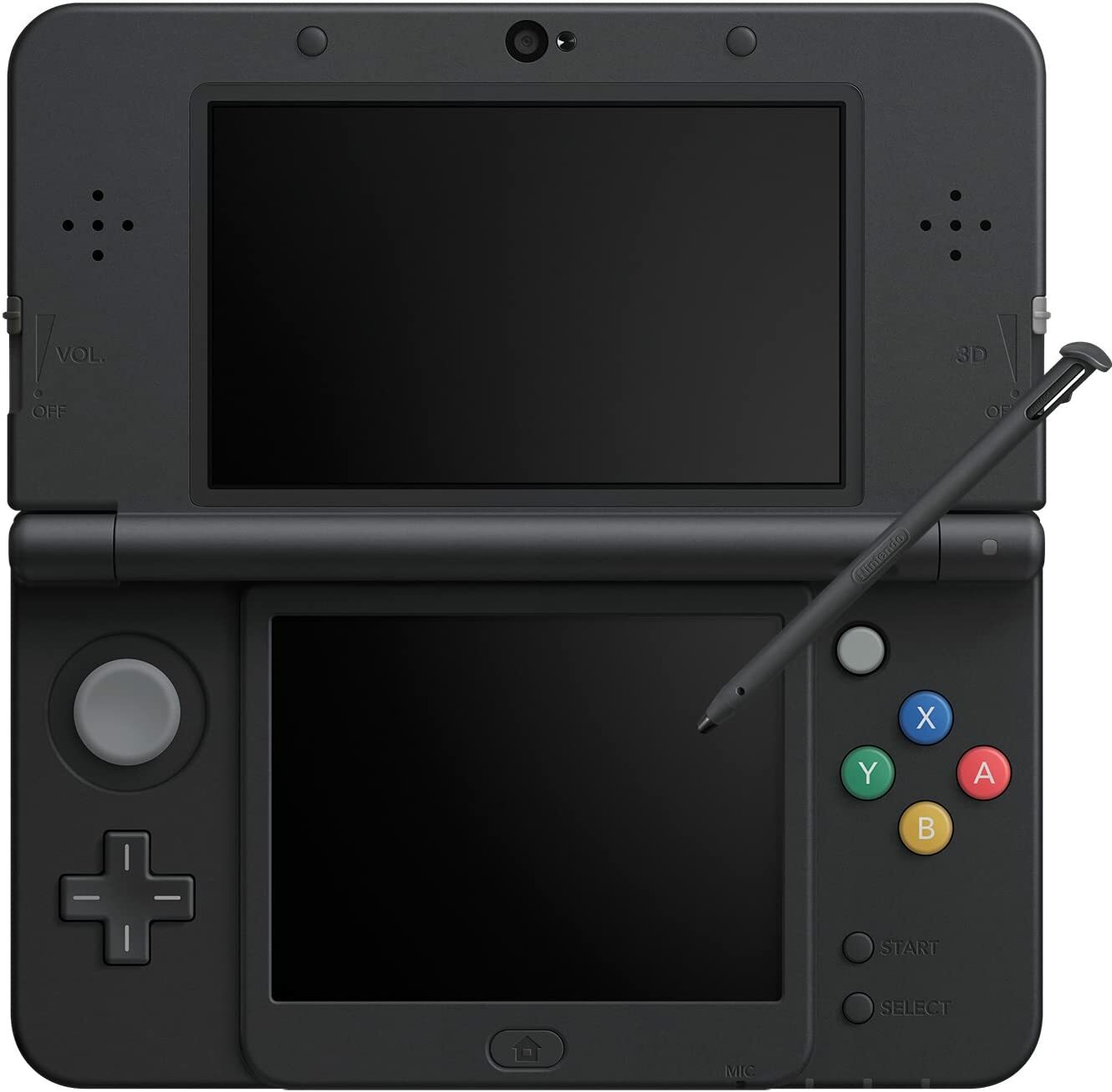 USED Japanese New Nintendo 3DS BLACK with all items KTR-001