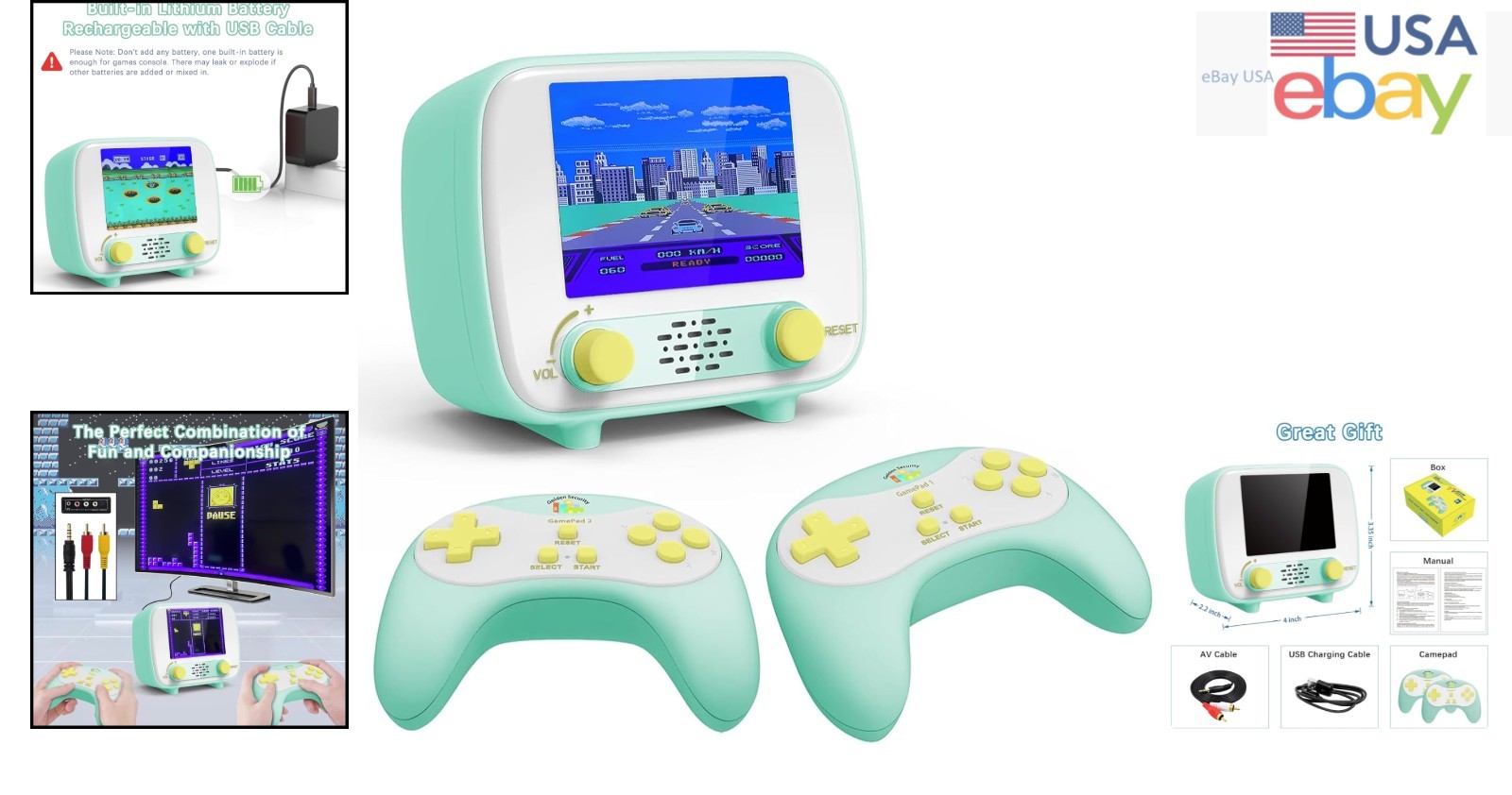 Classic Handheld Game System Promoting Cognitive Engagement for Kids and Adults