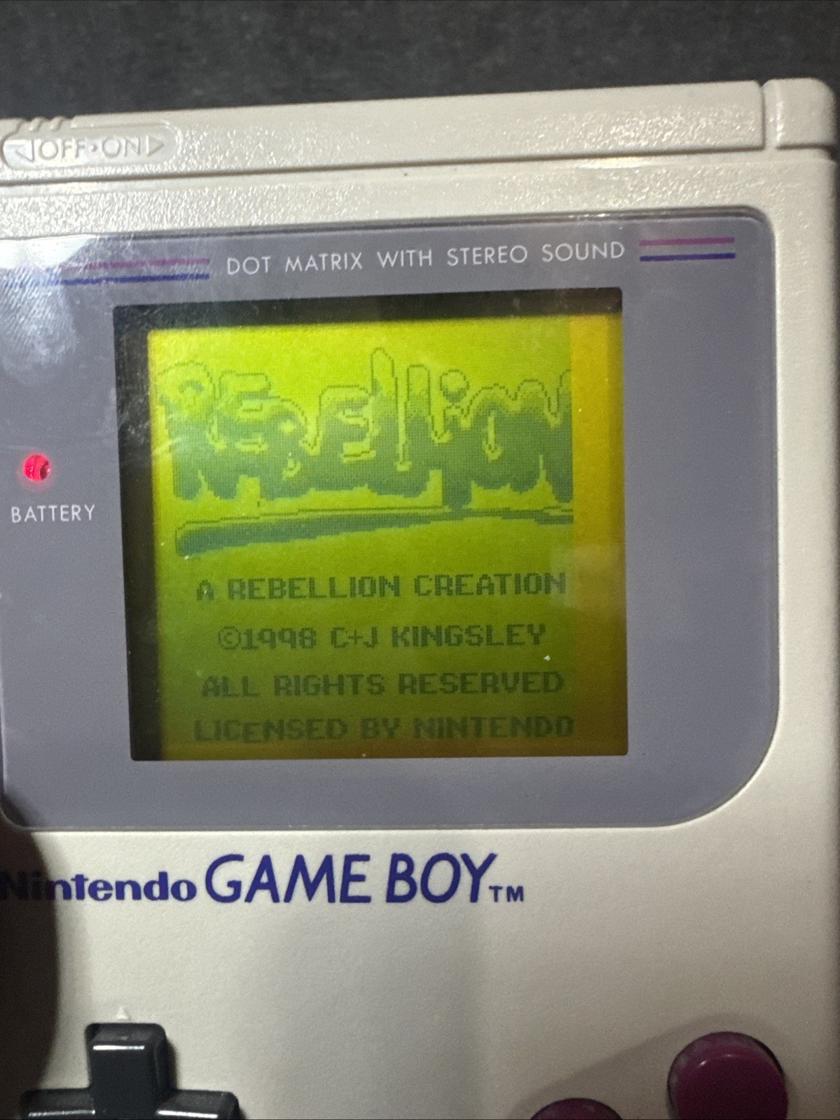 Nintendo Game Boy Handheld System – Gray