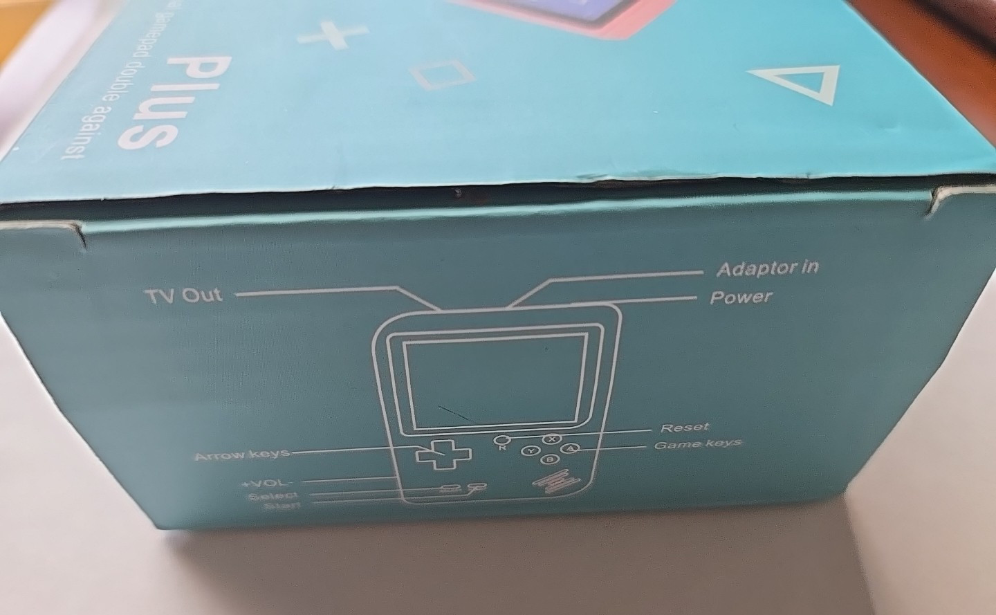 Game Box Plus Handheld Console – Retro Gaming System w/ Preloaded Games – BLACK
