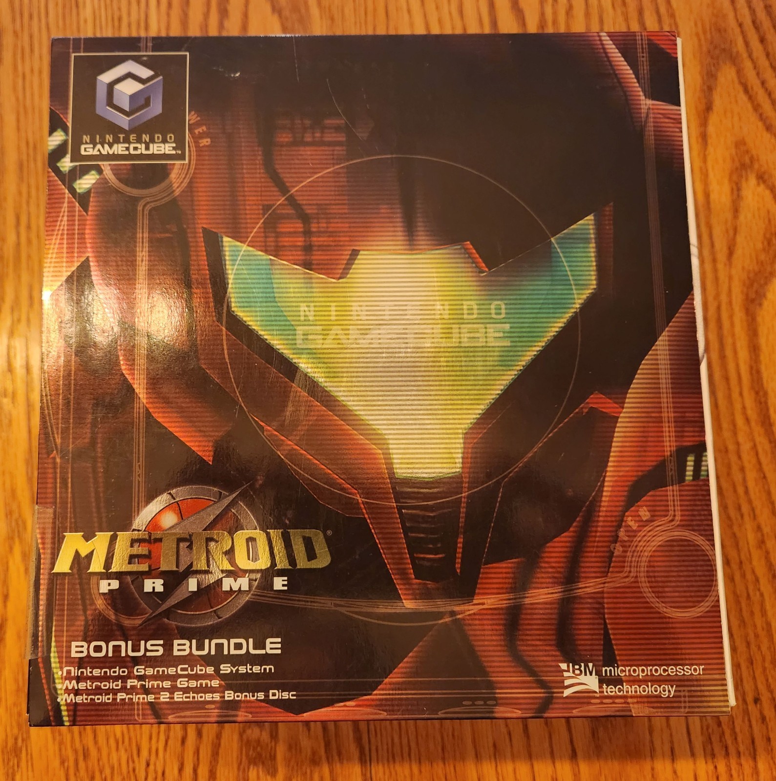 Nintendo GameCube Platinum Metroid Prime Bundle with Box and Manuals