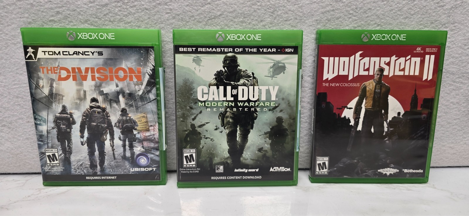 Microsoft Xbox One 500GB Console Bundle W/Controller & Games – Black