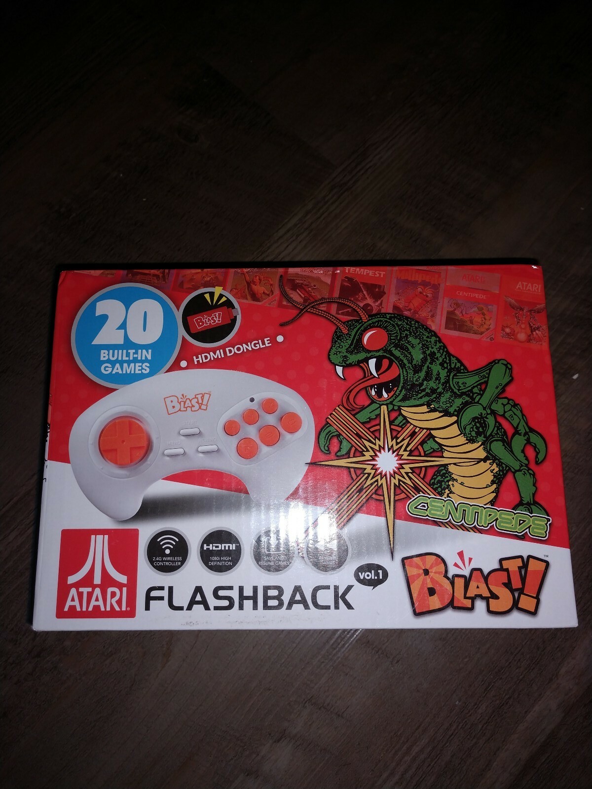 BRAND NEW! ATARI FLASHBACK GAMES, 20 BUILT-IN GAMES!