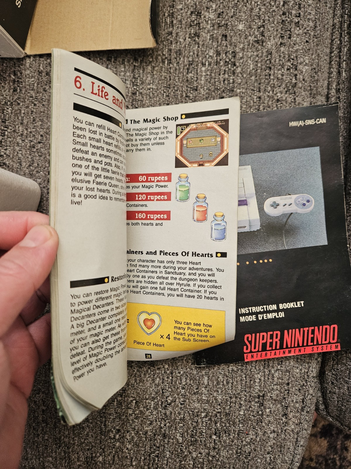 Super Nintendo Mini Jr System Console Rare Variant Target SNES Zelda CIB