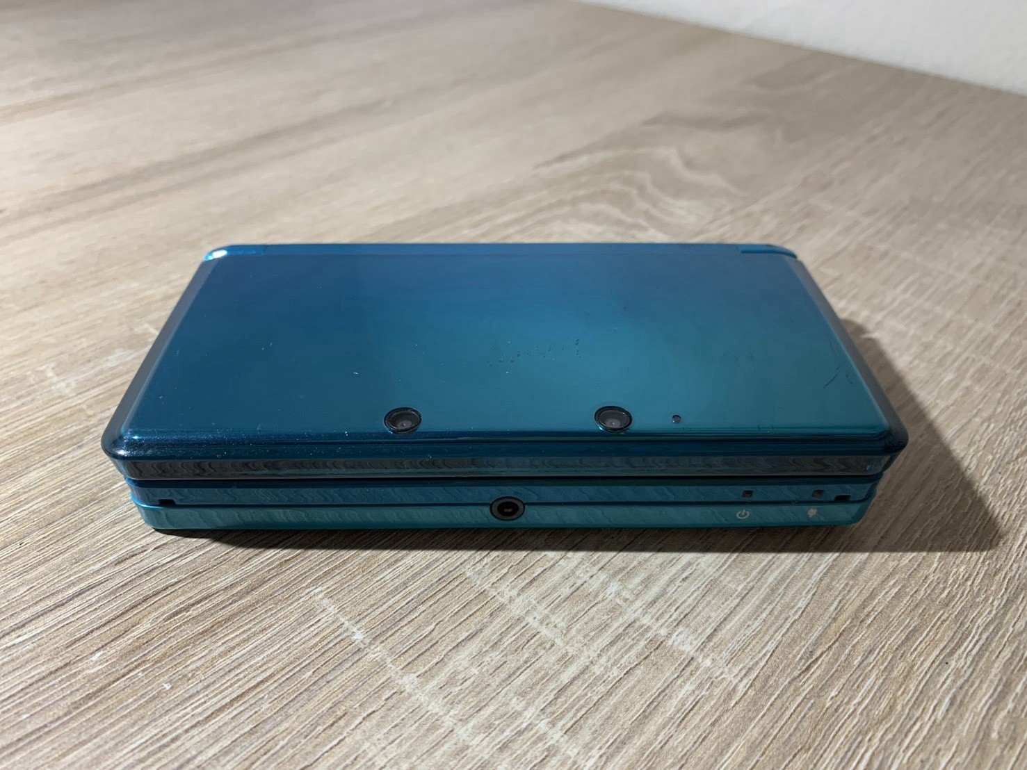 0655 Nintendo 3DS Aqua Blue Good TESTED 290g