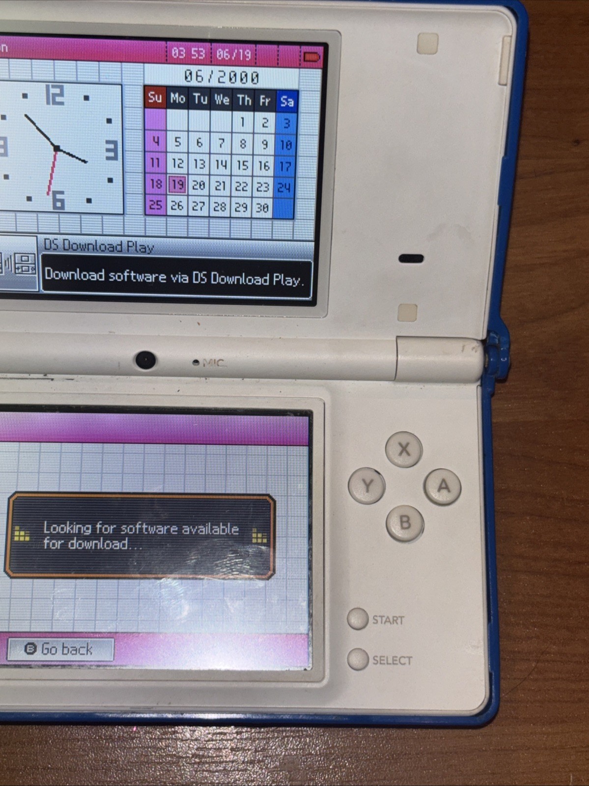 Nintendo DSi Handheld Game Console TWL-001 White TESTED – No Charger Or Stylus