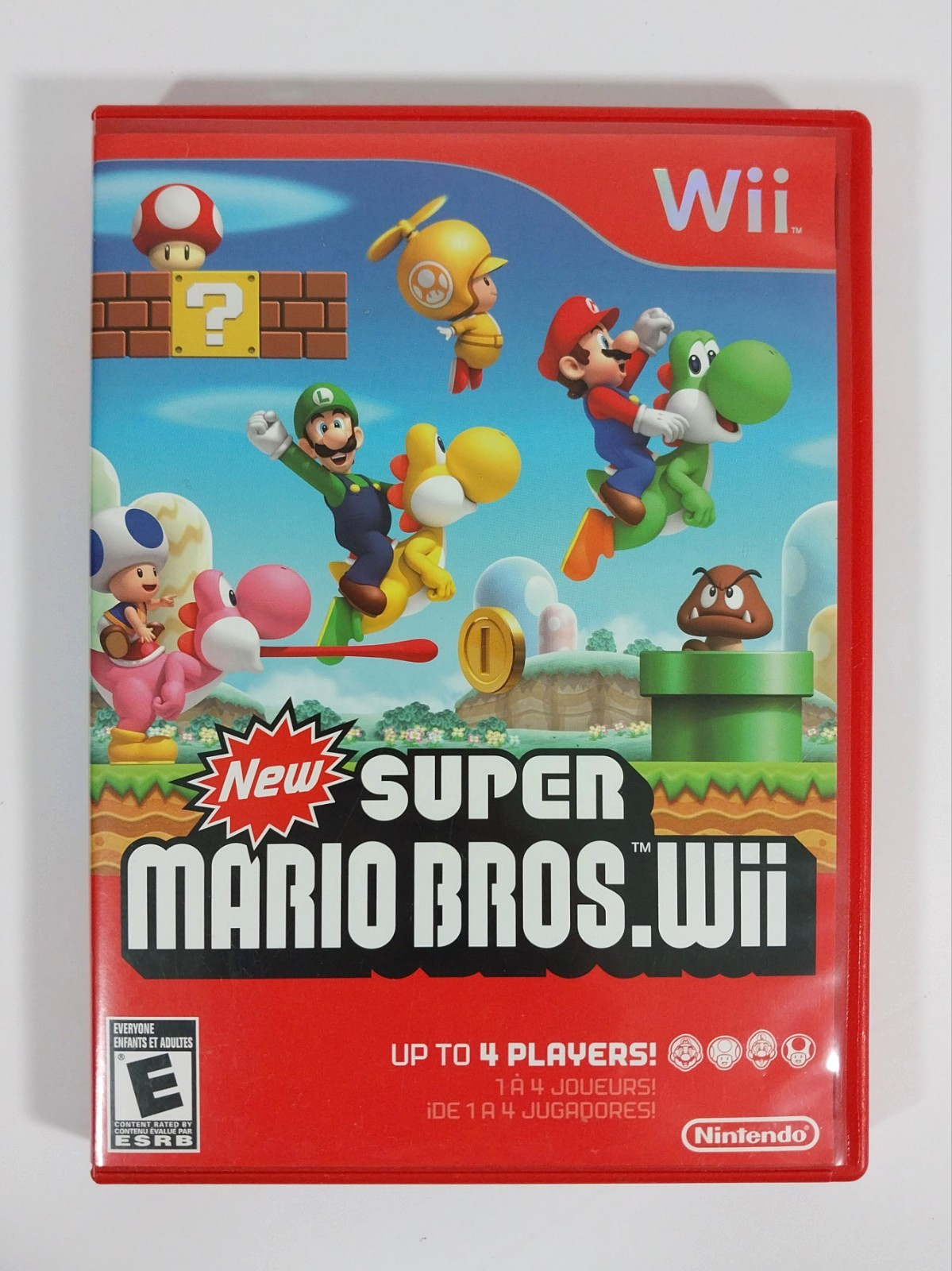 Nintendo Wii Gaming Console Bundle 1 Remote 1 Racing Wheel 7 Games