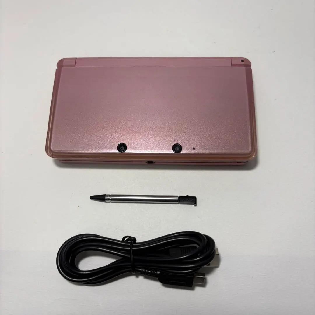 Nintendo 3DS Console Misty Pink Multi-Region Cartridge Compatible Stylus