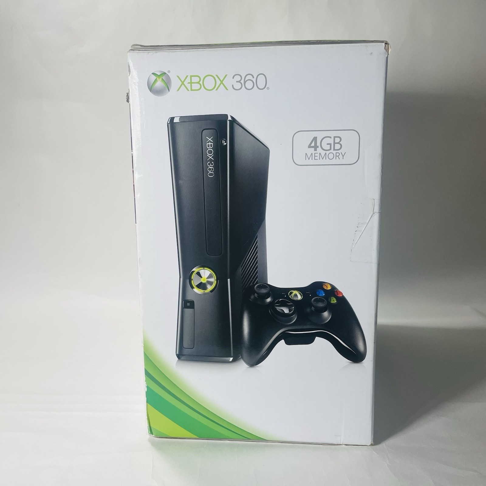 Microsoft Xbox 360 Slim Console 4GB Great Working Condition with box