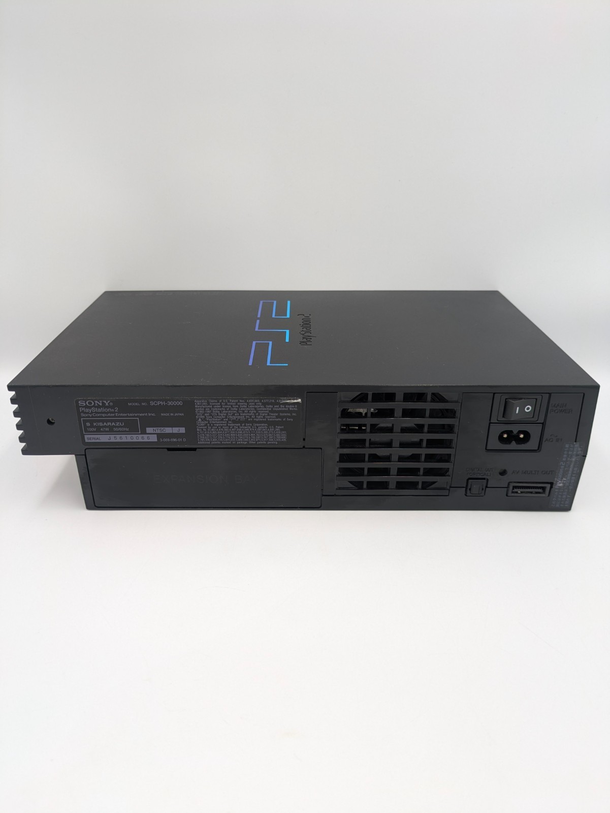 PS2 PlayStation 2 Console Flat Black SCPH-30000 With Memory Card Japanese Tested