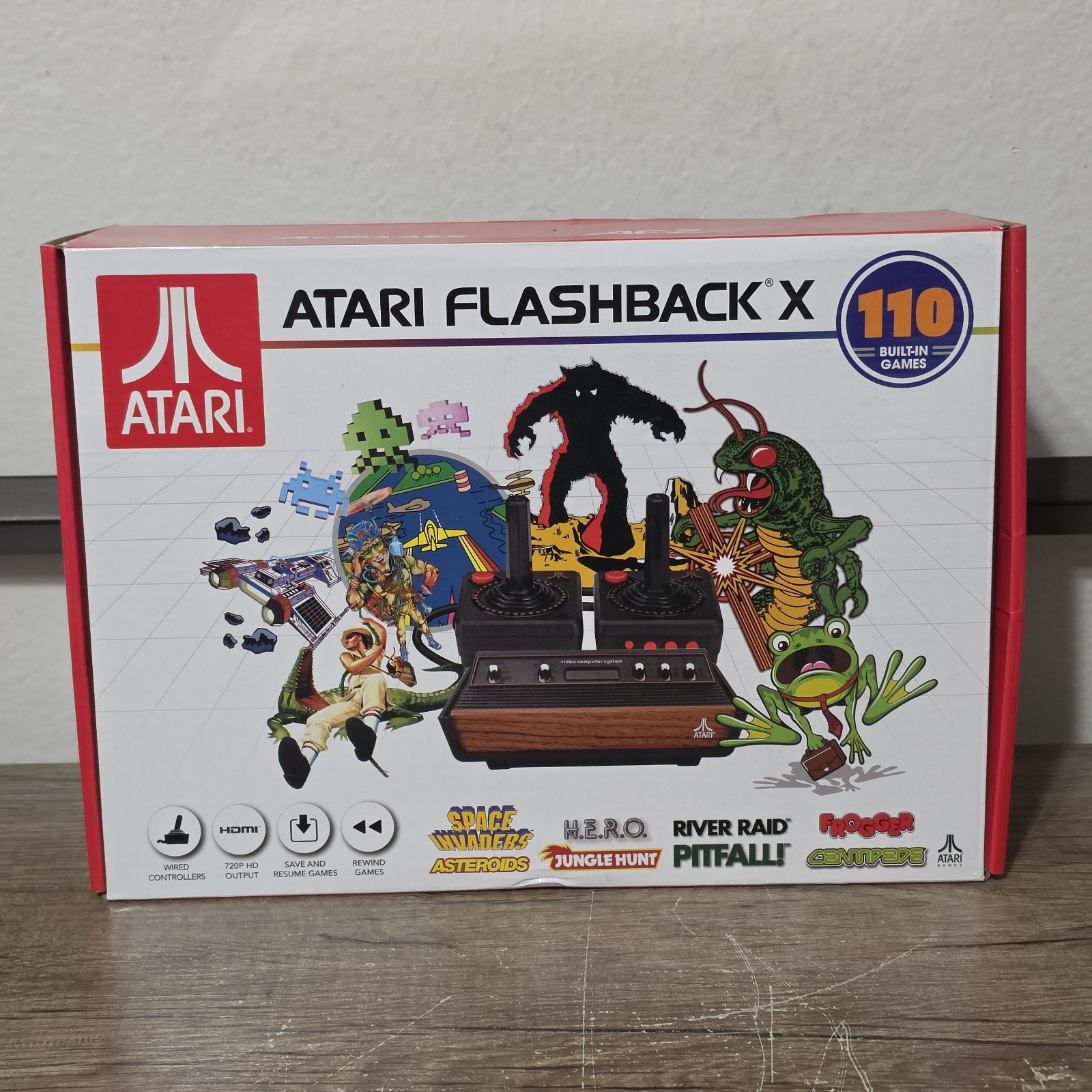 Atari Flashback X HDMI Console with 110 Built-in Games & 2 Joysticks – Open Box