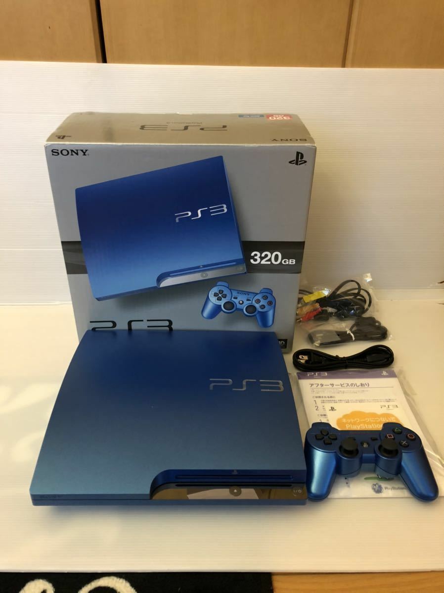 PlayStation 3 PS3 Console System 320GB Splash Blue game Japan CECH-3000 BSB F/S