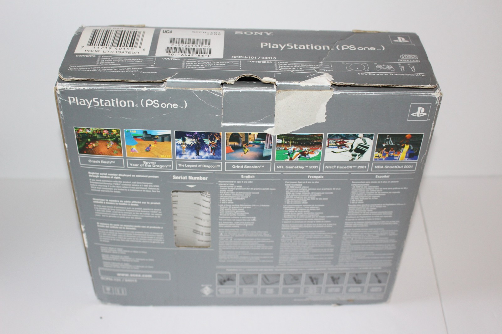 Playstation One Complete In Box With 17 PS1 Games And 2 Controllers
