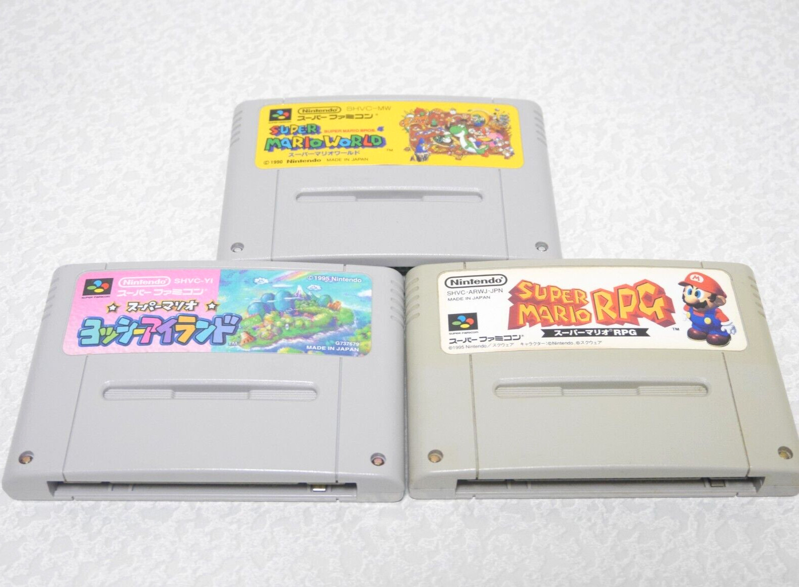Nintendo Super Famicom SFC SNEC Bundle 6 games Super Mario ver. Free shipping
