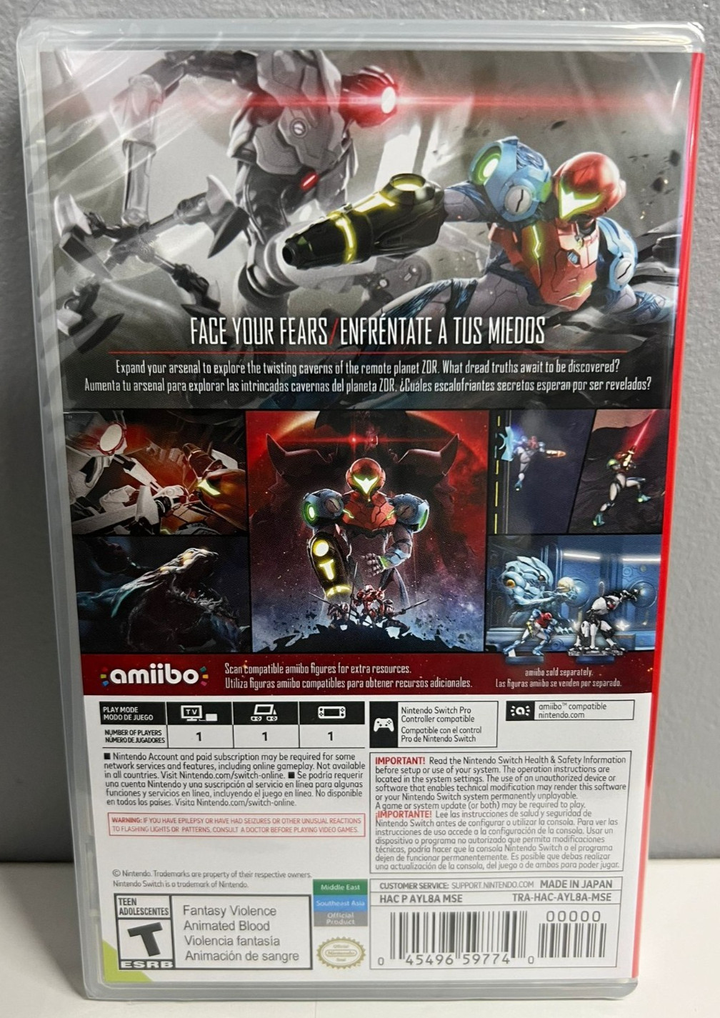 Metroid Dread Switch Brand New Game Special (2021 Action/Adventure)