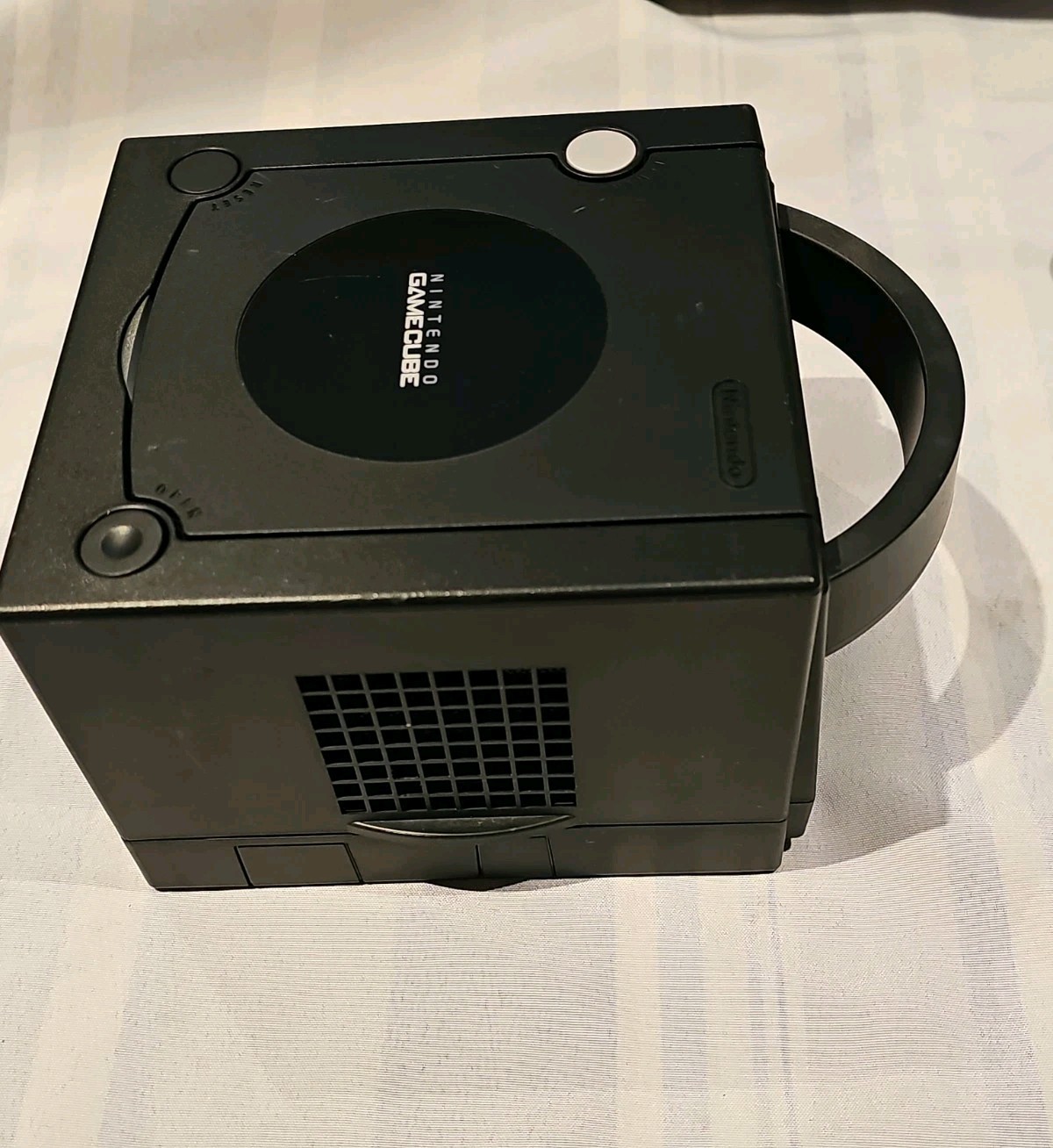 Nintendo GameCube Black Console NTSC-U/C with Controller, cables DOL-101(USA).,