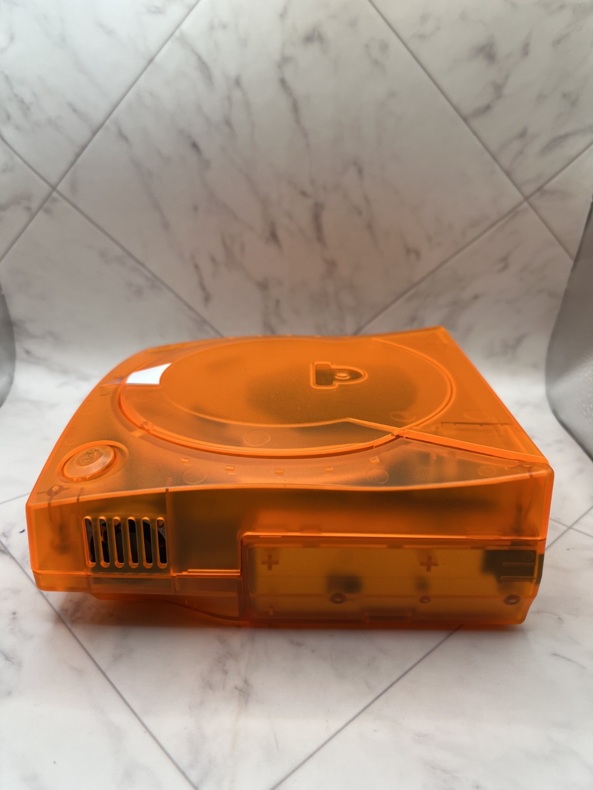 Sega Dreamcast Clear Orange Skeleton Console VA0 Japan – New Battery & Fuse – JP