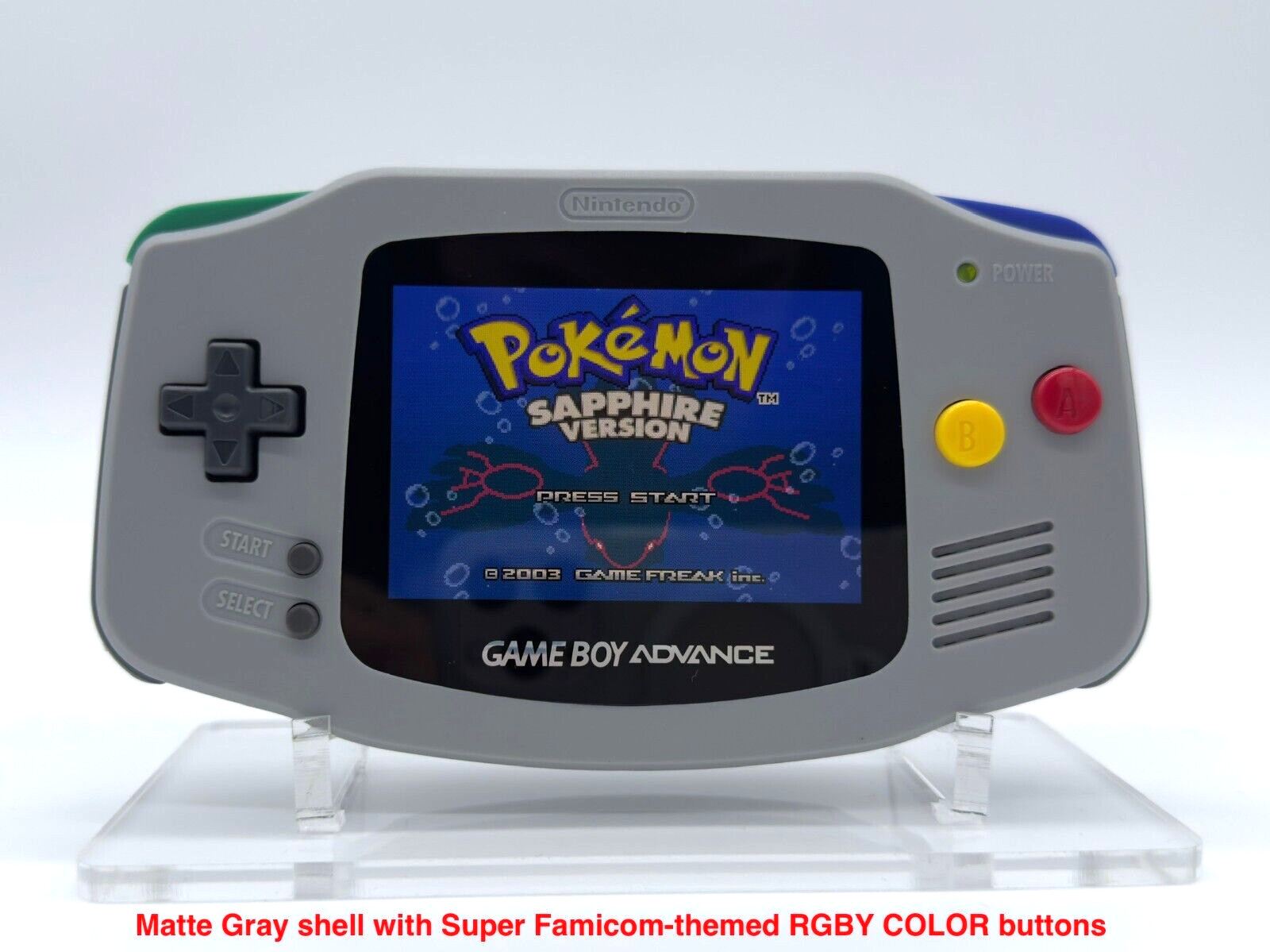 *NEW* FunnyPlaying GameBoy Advance “M2” 3.0 IPS, USB-C battery, Recap, holograph