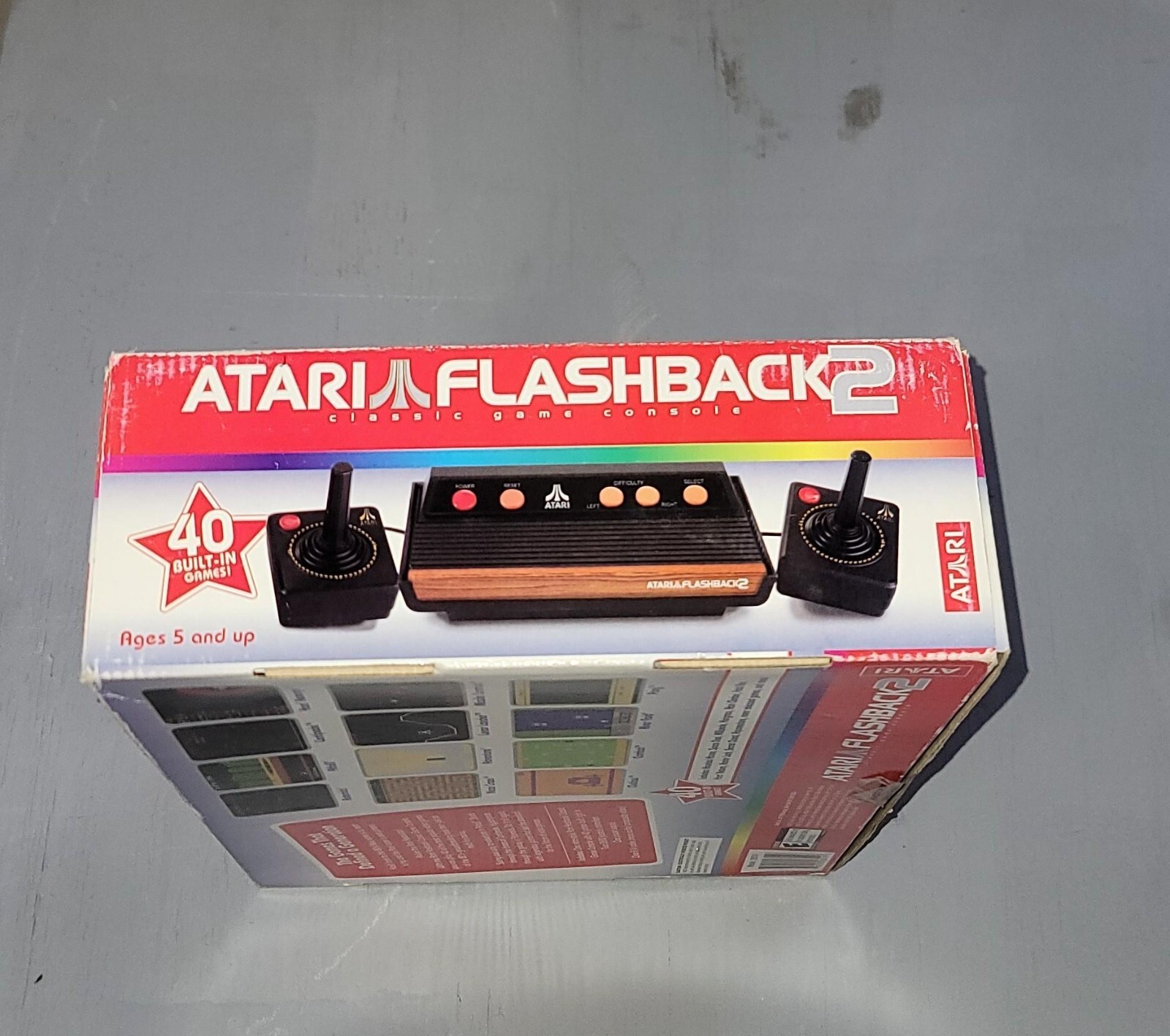 New Open Box! Atari Flashback 2 Classic Game Console with 40 Built in Games