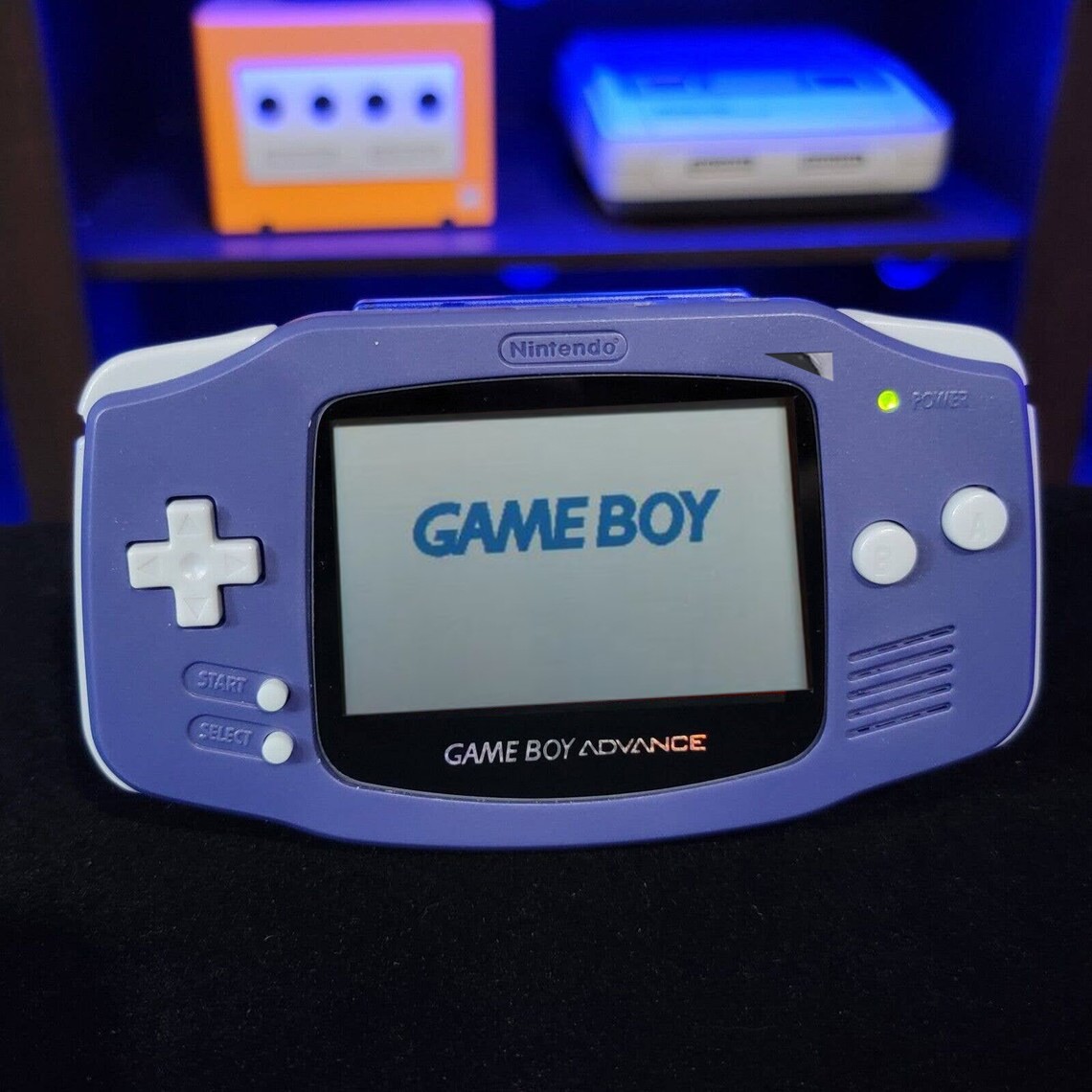 Nintendo Game Boy Advance Console System Cleaned Tested New Indigo Case Reneweds
