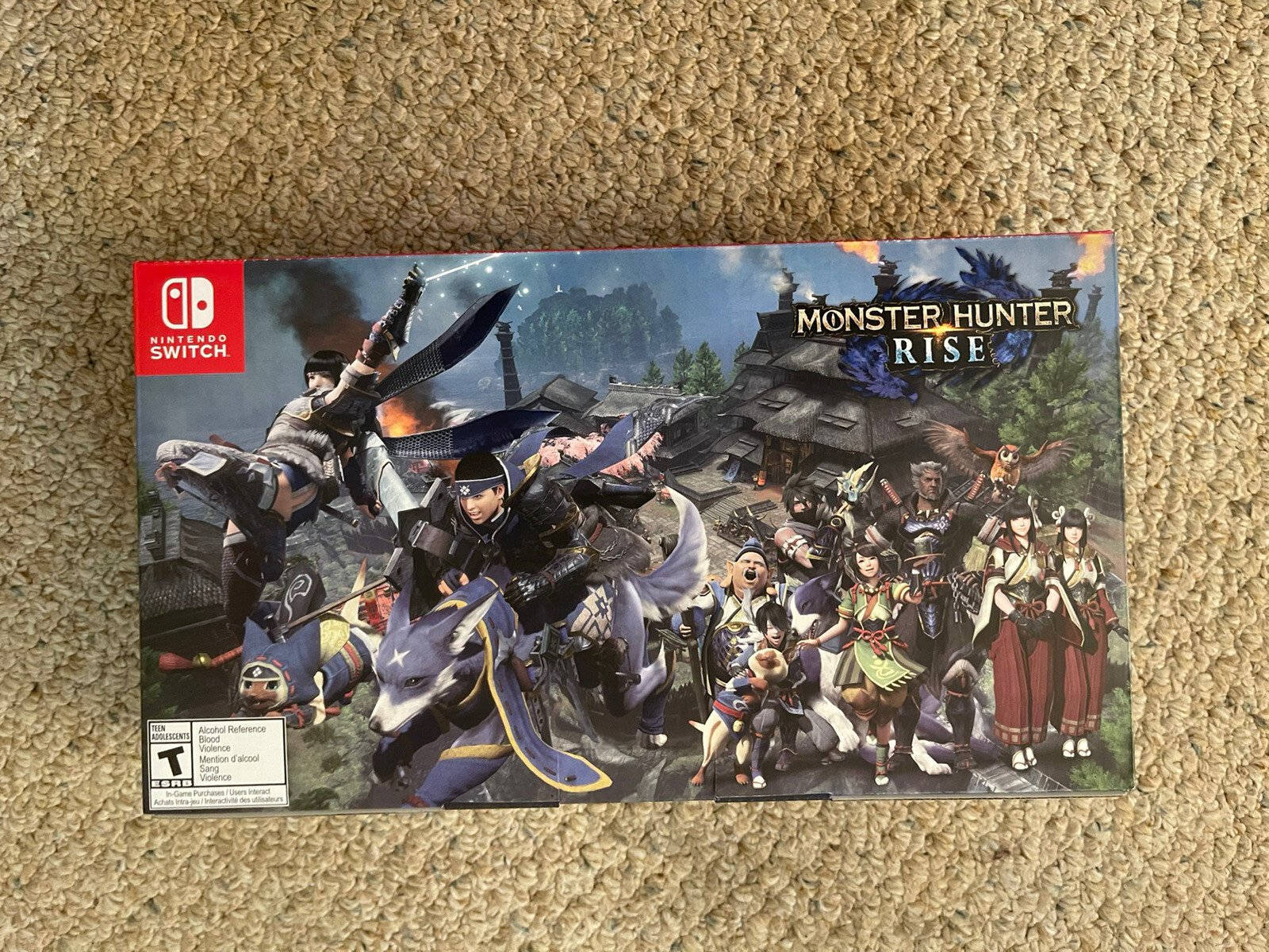 Nintendo Switch Console Monster Hunter Rise Deluxe Edition + Controller Bundle
