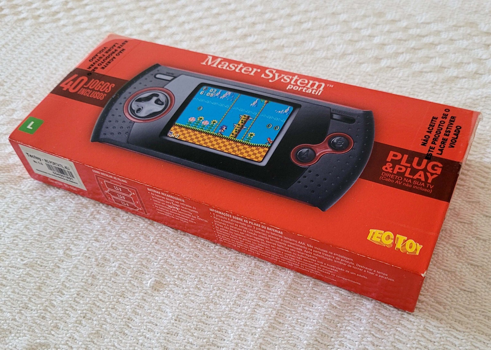 MASTER SYSTEM PORTABLE (PORTATIL) CIB – RARE HANDHELD CONSOLE BY TECTOY BRAZIL🔥