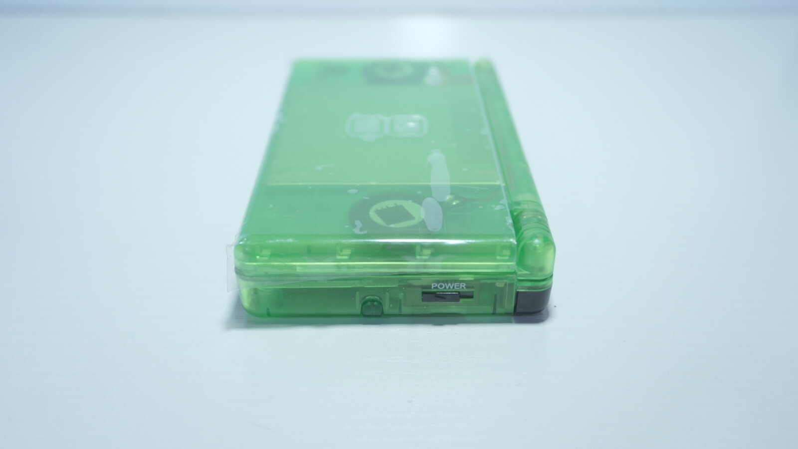 Nintendo DS Lite Transparent Clear Green & Black Handheld System with Charger