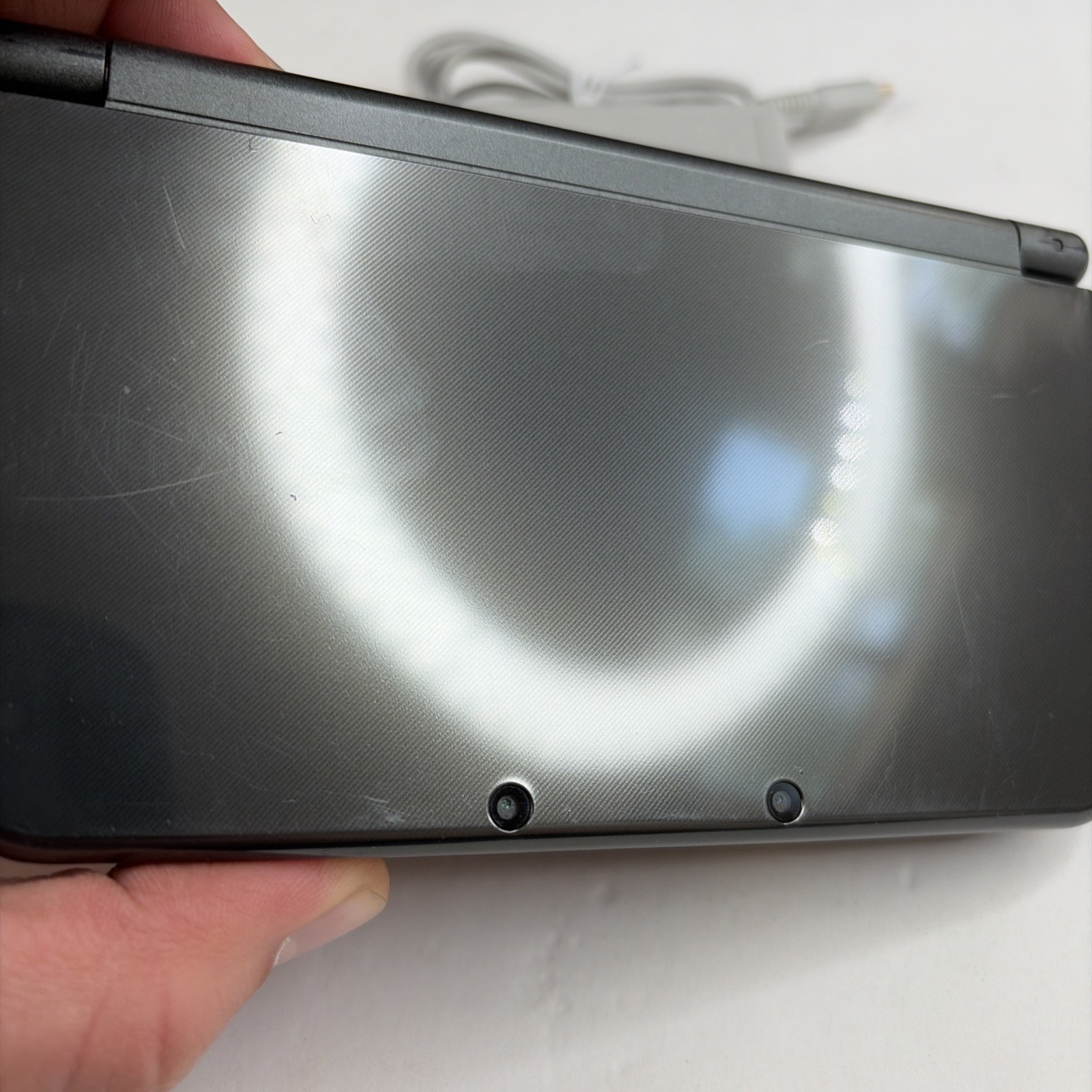 New Nintendo 3DS XL Gray Black Console Repair! READ W Charger Stylus US Version