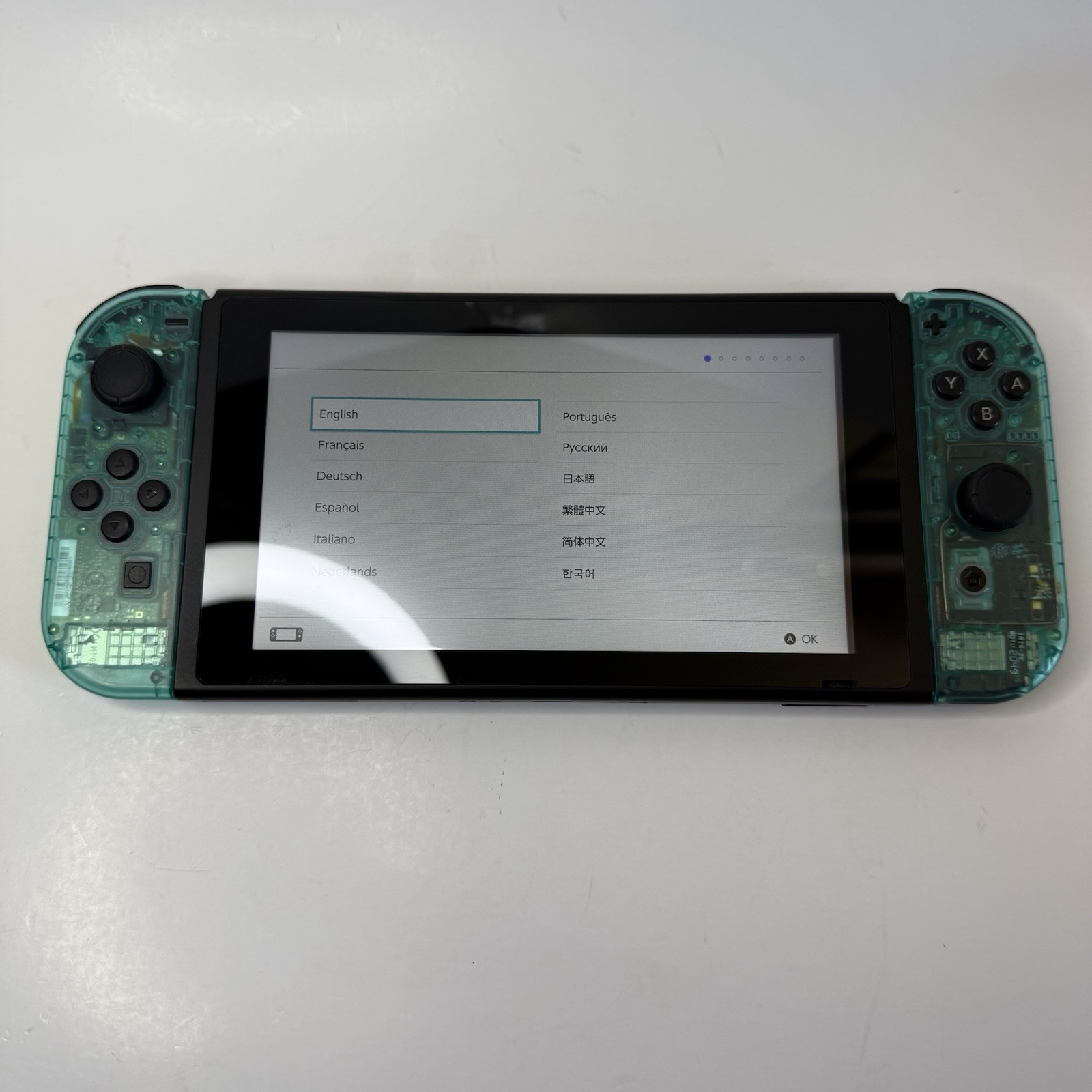 Nintendo Switch Console Bundle Lot Custom Joycons w/ 5 Games Zelda Pokemon